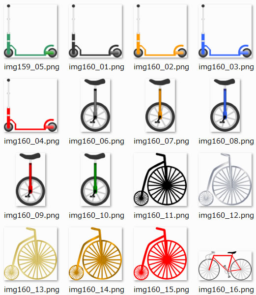 キックボード 一輪車のイラスト Png形式画像 フリー素材 無料素材のdigipot