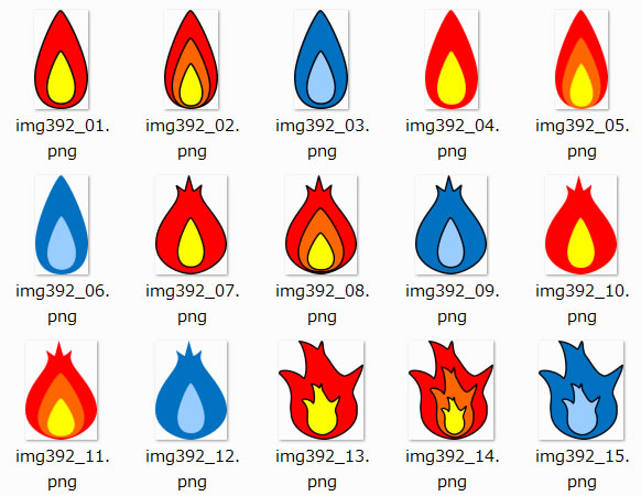 炎のイラスト 画像 フリー素材 無料素材のdigipot