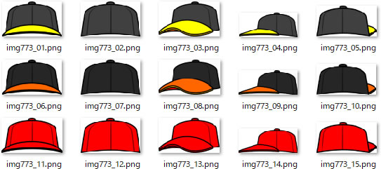 野球帽のイラスト Png形式画像 フリー素材 無料素材のdigipot