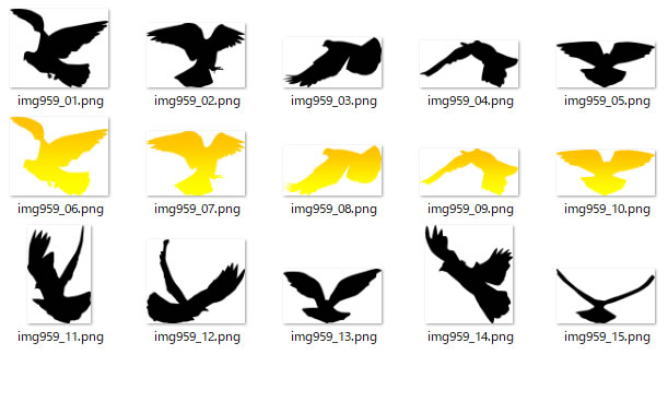 飛んでいるハトのシルエット 画像 フリー素材 無料素材のdigipot