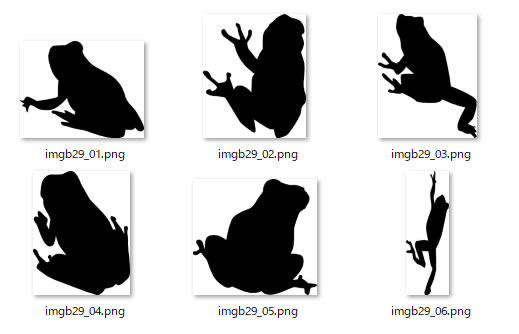 カエルのシルエット 画像 フリー素材 無料素材のdigipot