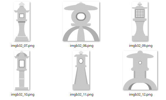石灯篭のイラスト Png形式画像 フリー素材 無料素材のdigipot