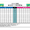 送迎バス時刻表テンプレート画像