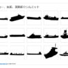 タンカー、客船、運搬船のシルエット画像